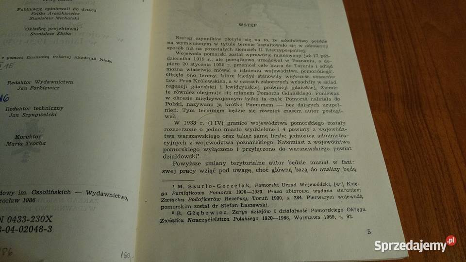 Szkolnictwo w województwie pomorskim w latach Książki naukowe i popularnonaukowe Gdańsk sprzedam