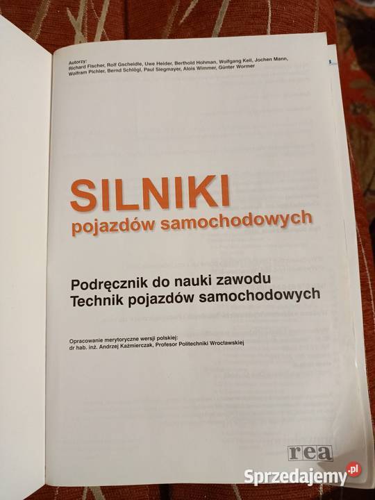 Silniki pojazdów samochodowych Podręcznik do wielkopolskie Poznań