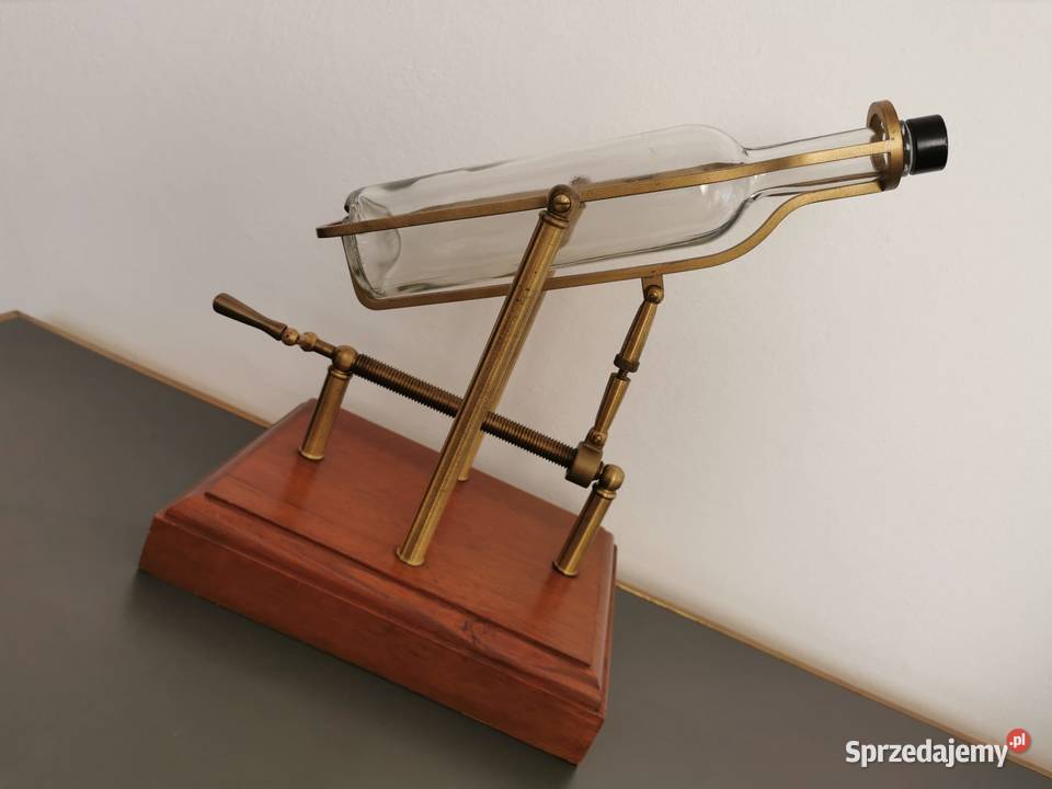 Regulowany stojak na butelkę alkoholu mosiądz podkarpackie