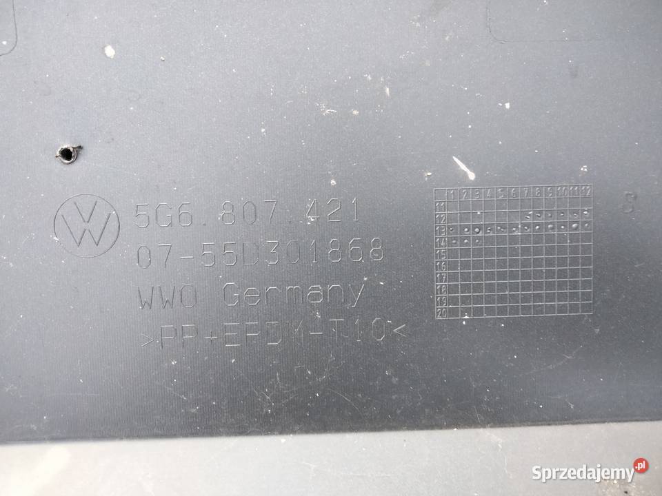 Vw golf VII 7 HB 12 pdc zderzak tył tylny ladny Dęblin