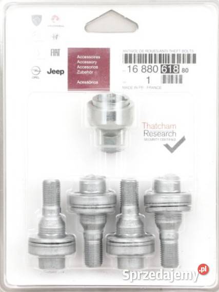 ŚRUBY ZŁODZIEJKI NAKRĘTKA ZESTAW PEUGEOT CITROEN Kalisz