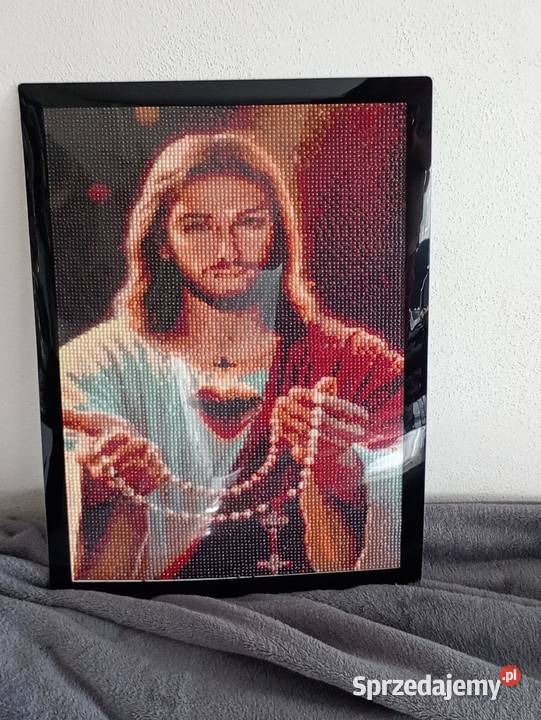 Jezusobraz diamentowy w ramce 30x40 śląskie Częstochowa
