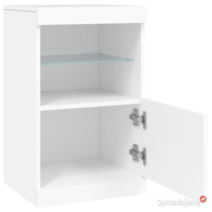 Szafka z oświetleniem LED biała 41x37x67 Warszawa