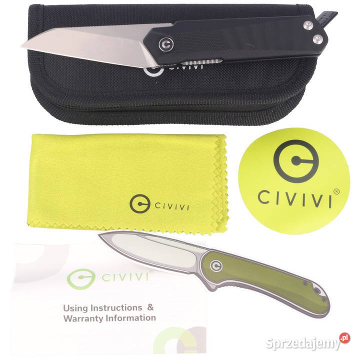 Nóż składany Civivi KiV Plus G10 Black Silver Warszawa sprzedam