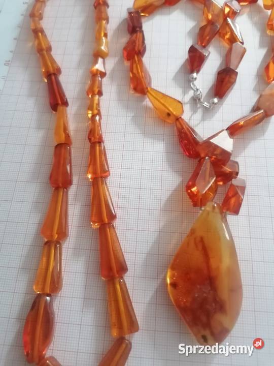 Naszyjnik Bursztyn Vintage Białystok sprzedam