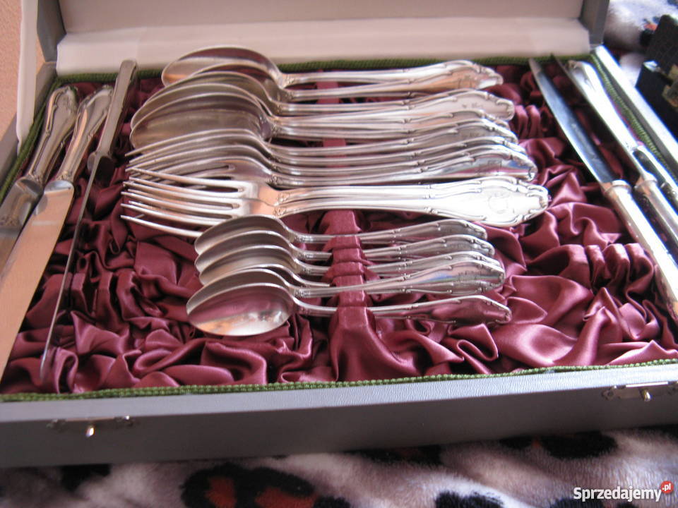 Sztućce Wellner posrebrzane Akcesoria kuchenne Łódź