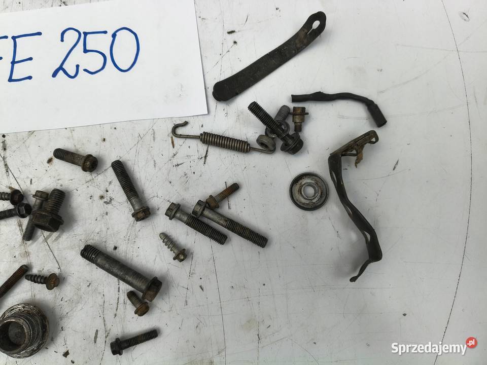 ZESTAW ŚRUBEK NAKRĘTEK Husqvarna FE 250 FE250 lubelskie Chełm sprzedam