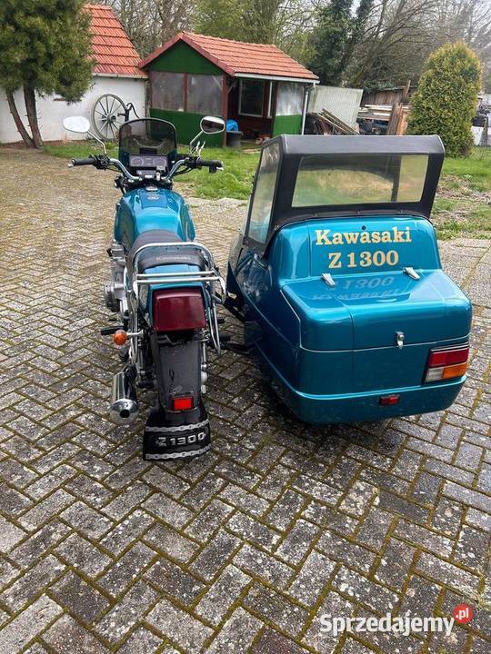 Kawasaki Z1300 z wózkiem 1980 r ZNALEZISKO 65000km Łódź
