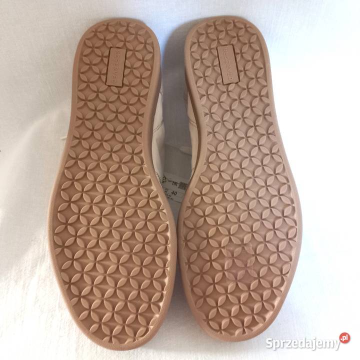 Trampki damskie r 40 Reserved NOWE brązowy/beżowy
