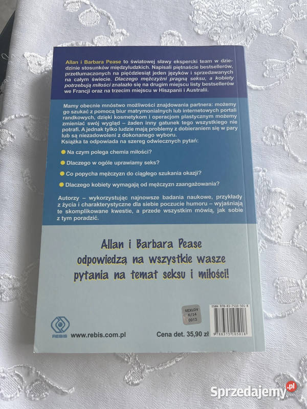 Książka Dlaczego mężczyźni pragną seksu miękka Bielsko-Biała