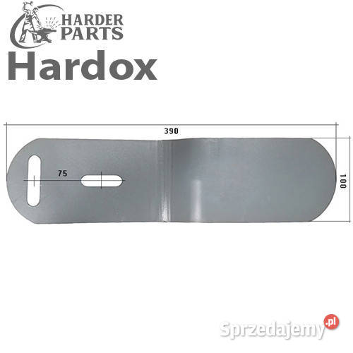Listwa tylna odkładni HARDOX 23486L części do