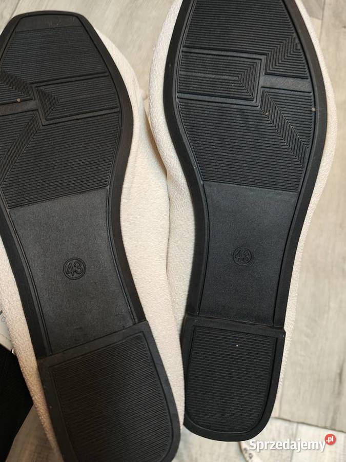 43 Kremowe mokasyny letnie baleriny wieczorowe inna Kraków sprzedam