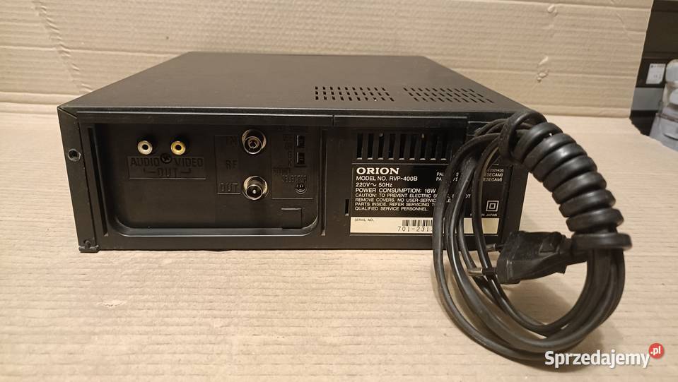 ORION RVP400B Odtwarzacz VHS Magnetowidy wielkopolskie Poznań