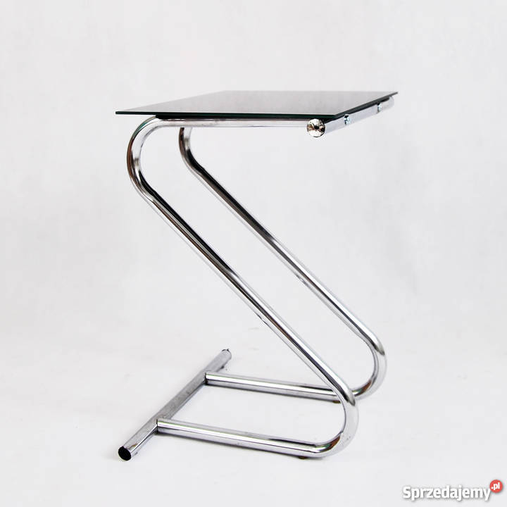 Chromowany stolik kawowy kwietnik PRL lata 70 mazowieckie