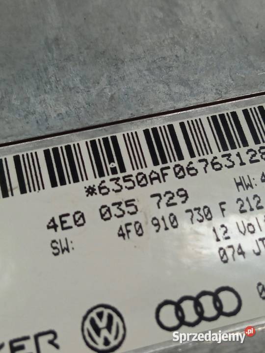 MODUŁ MMI 4E0035729 Audi A6 III 20042011 C6