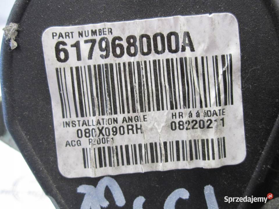 NISSAN JUKE 11r pas bezpieczeństwa prawy przód z sprzedam