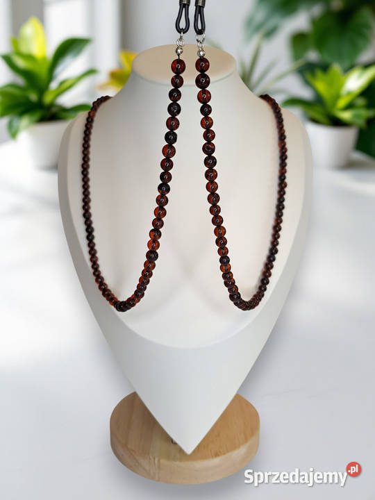 Sznurek do okularów z bursztynu BURSZTYN Warszawa sprzedam