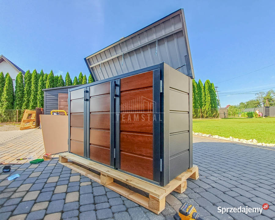 Zabudowa koszy na śmieci wiata obudowa Mysłowice