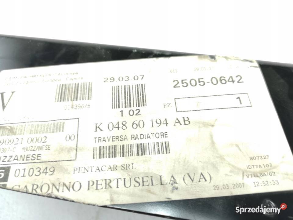 WZMOCNIENIE CHŁODNICY CHRYSLER VOYAGER 9900 ORI Atrapy lubelskie sprzedam