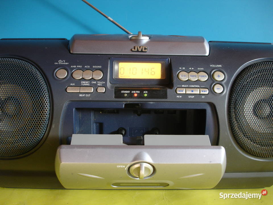 Radiomagnetofon JVC RVB55 Radioodtwarzacze lubuskie Zielona Góra