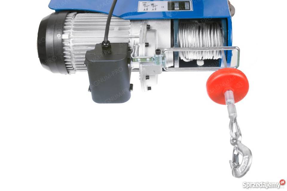DŻWIG budowlany wyciągarka linowa udźwig 400 Poczesna