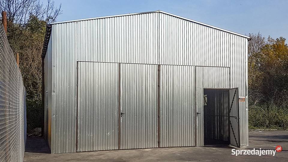 Blaszana montowana hala 7x7m ocynkowana Kraków