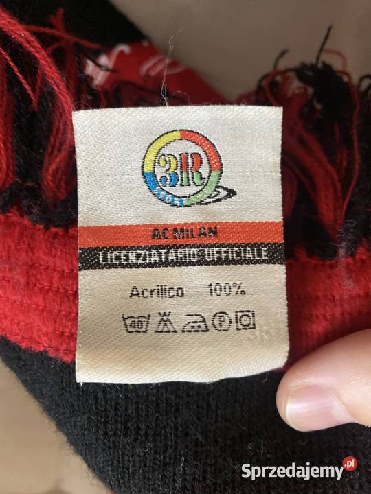Unikatowy szal piłkarski AC MILAN OKAZJA Wrocław
