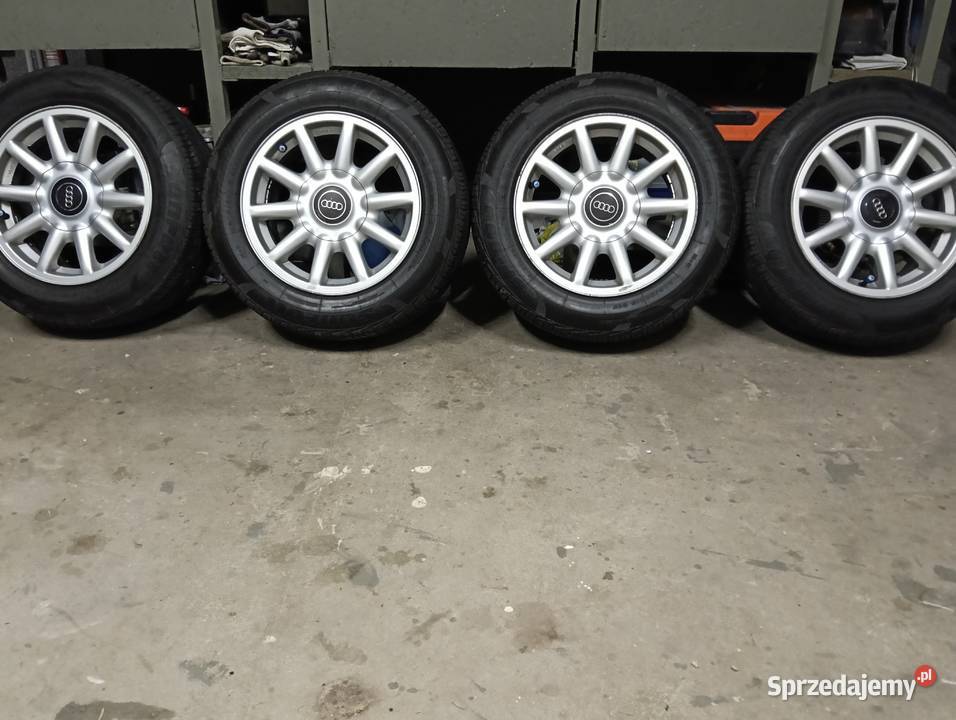 Felgi 15 4x108 J7 Et 37 z oponami 7mm 205 60 r Rędziny