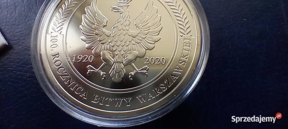 Stare monety Medal Cud Wisłą Polska 10