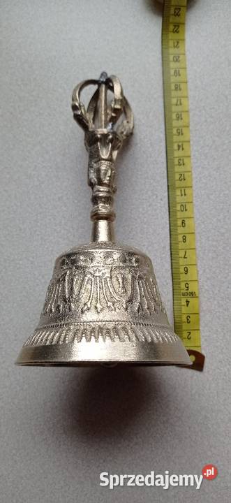 Dzwonek ręczny tybetański duży