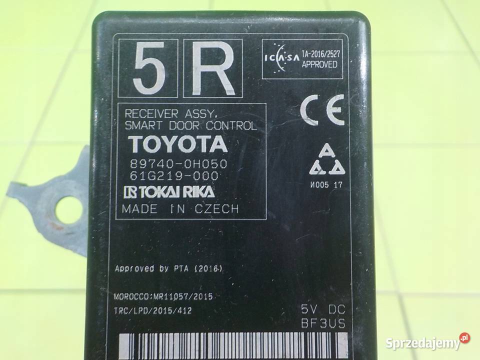 TOYOTA AYGO X 10 VVTI AUT 22r 5D modul sterownik mazowieckie