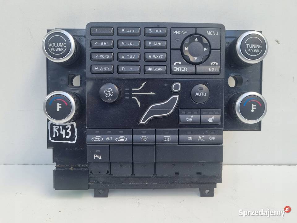 Volvo XC70 II S80 II V70 III PANEL KLIMATYZACJI Panele sterowania, przełączniki Janów