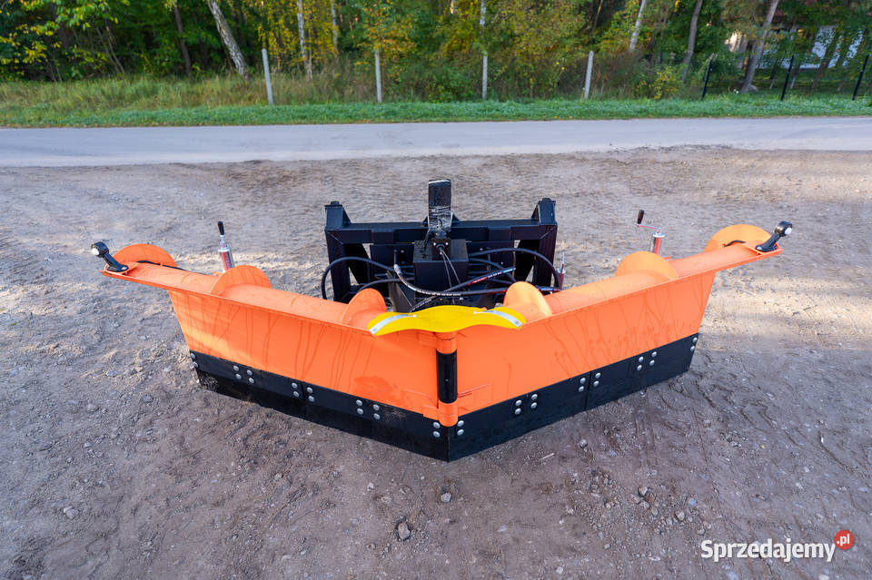 Pług śnieżny strzałkowy wzmocniony z amortyzacją