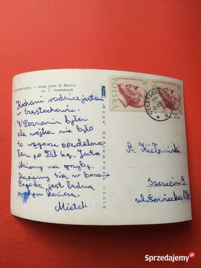 2440 Widokówka Cęstochowa Szczecin