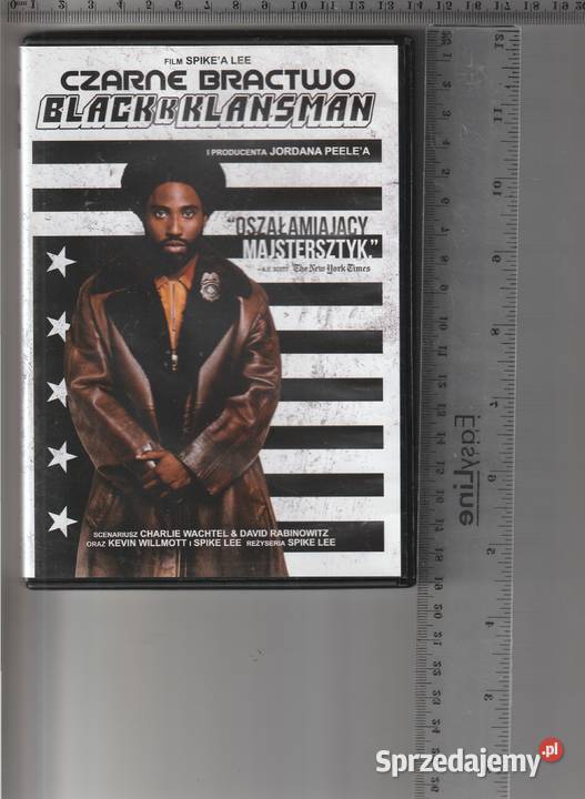 Czarne bractwo Blackkklansman Topher Grace DVD Pruszków