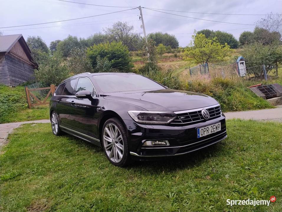 VW Passat B8 R Line 20 TDI DSG Idealny bez ogranicznik prędkości Głogówek