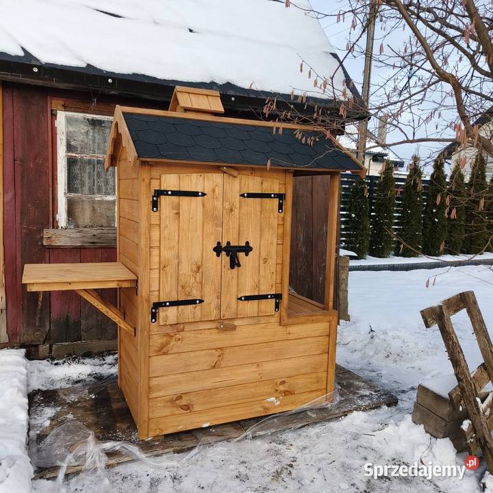 Wędzarnia ogrodowa drewniana podwójne ściany Bliżyn sprzedam