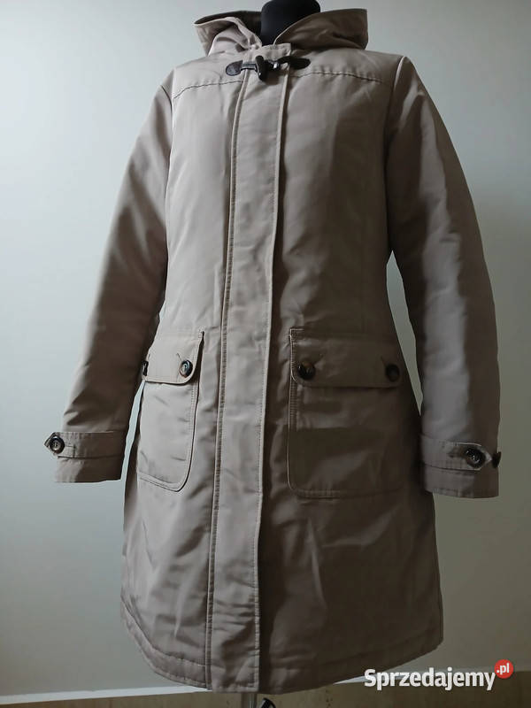 Kurtka damska zimowa beżowa puchową Geox rozmiar