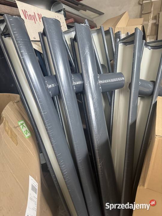 Rynna 150 mm z blachy powlekanej RAL 9006 połysk świętokrzyskie Oleśnica