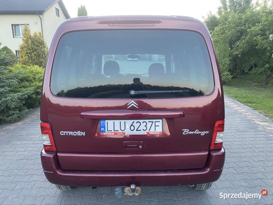 Citron Berlingo 16 HDi 90 2007 r Rok produkcji 2007 Berlingo