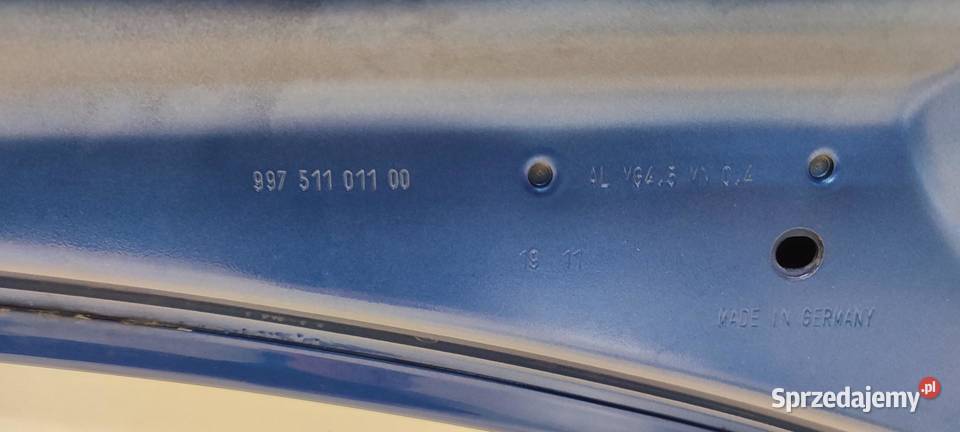 PORSCHE 997 CAYMAN S 987 MASKA POKRYWA SILNIKA dolnośląskie sprzedam