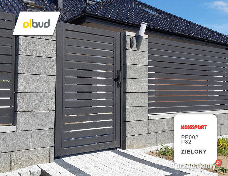 Ogrodzenie nowoczesne poziome KONSPORT P82 Hel