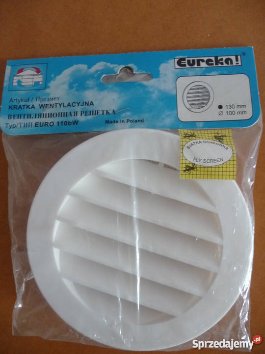 Kratka wentylacyjna EURO 110bW firmy Eureka Poznań
