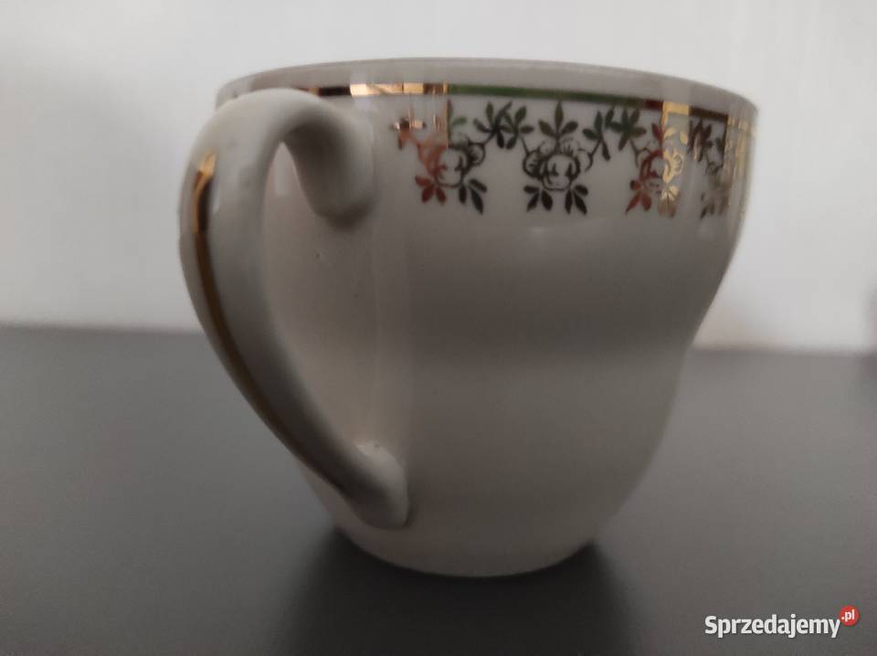 Filiżanki Sonia porcelana Pruszków 2 wzory podlaskie Warpechy Stare