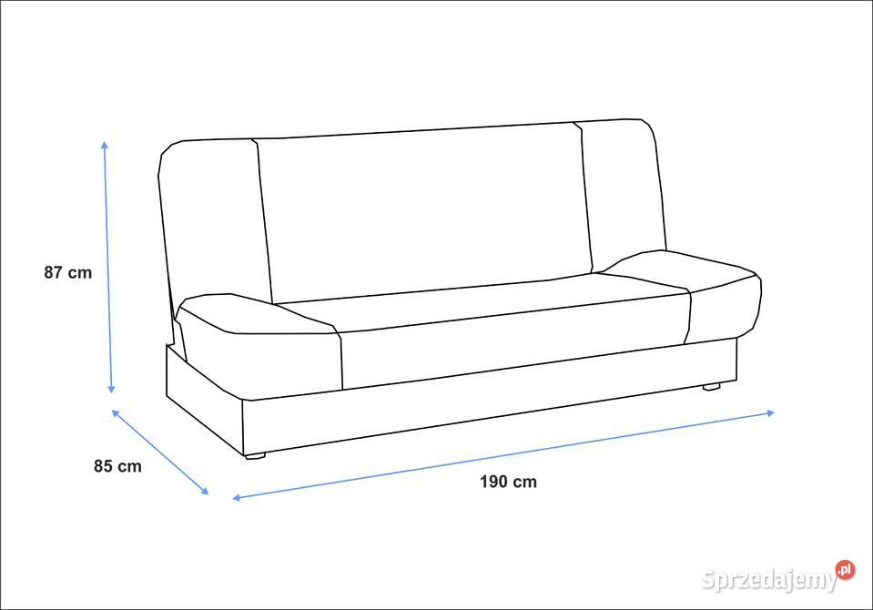 Wersalka POLA SUPER okazja jedyne 575 85cm Meble Bralin