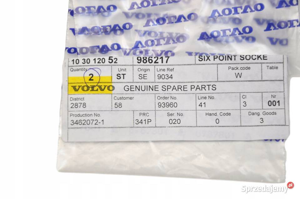 VOLVO sruba wkret oryginal M6x30 OE 986217 Bielany Wrocławskie