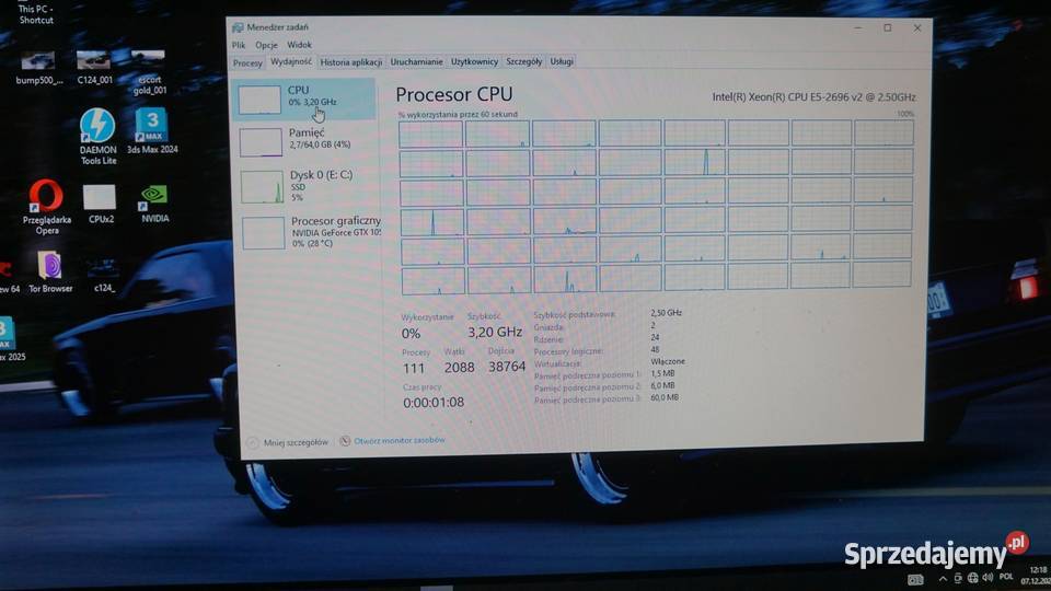 ASUS dual Intel Xeon E52696 25GHz THE NAS KILLER Pamięć RAM 198 Gdynia