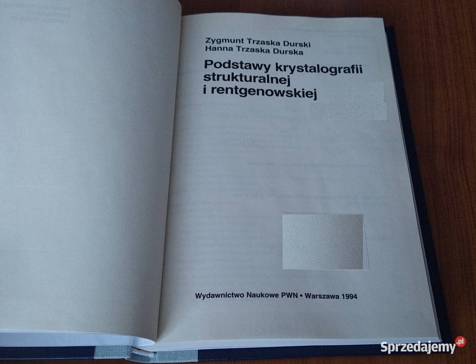 Podstawy krystalografii strukturalnej i ISBN 830111388X Gdańsk