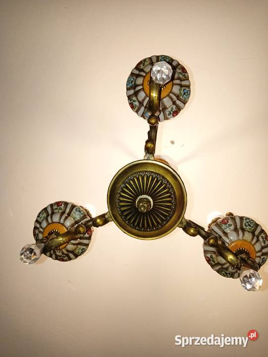 Żyrandol PRL vintage dolnośląskie Wrocław