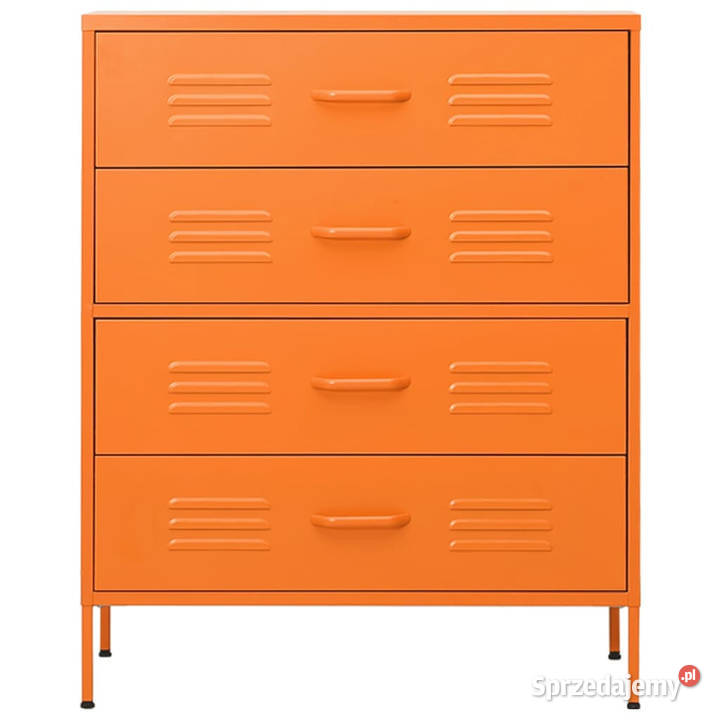 Szafka z szufladami pomarańczowa 80x35x1015 Warszawa